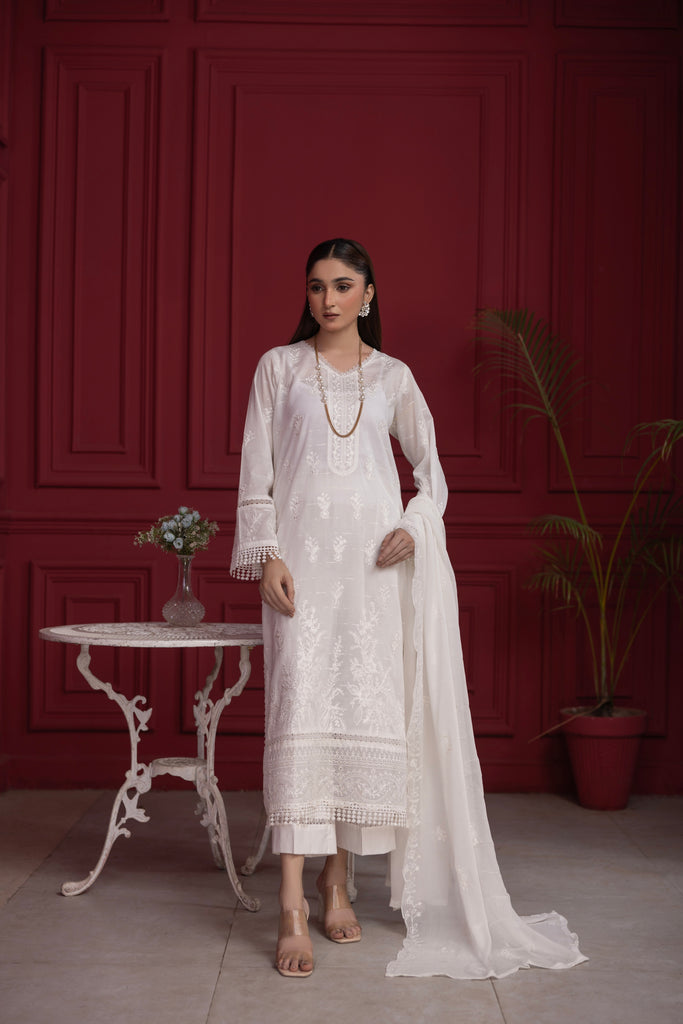 AYZARA - 3 PC UNSTITCHED
