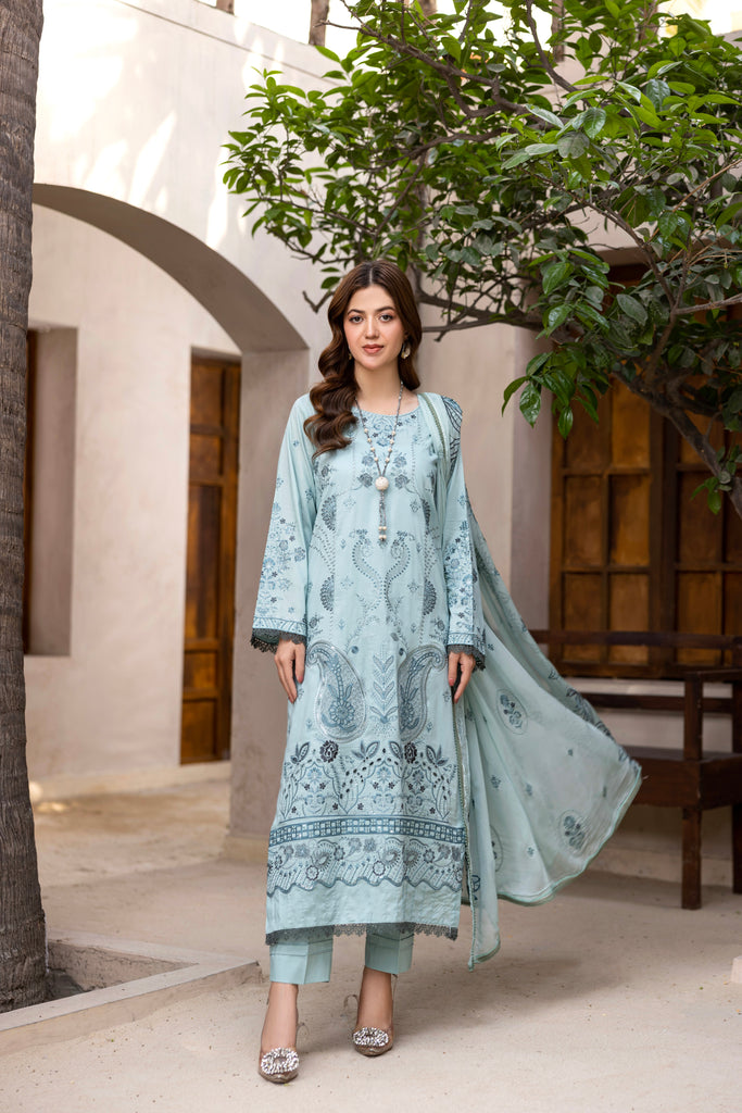 FLORINIA - 3 PC UNSTITCHED