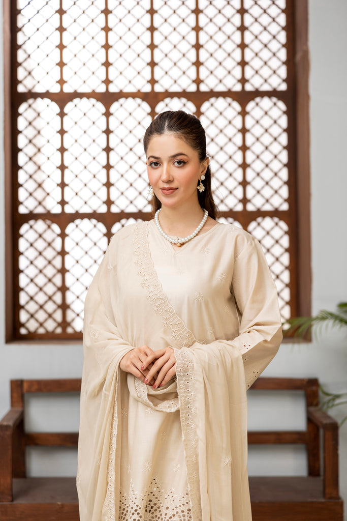 LUSAINA - 3 PC UNSTITCHED