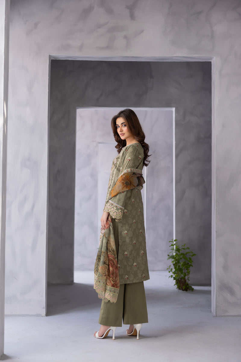 RAYNOOR - 3 PC UNSTITCHED