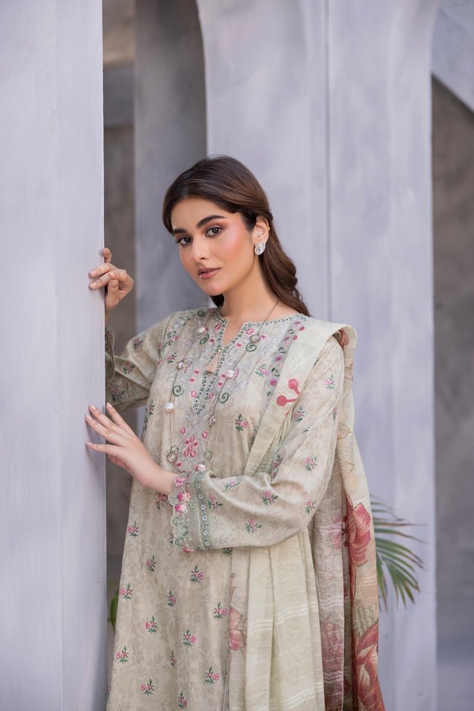 AYSHAAL - 3 PC UNSTITCHED