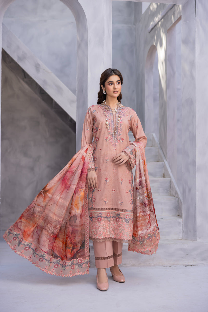 MELROSA - 3 PC UNSTITCHED