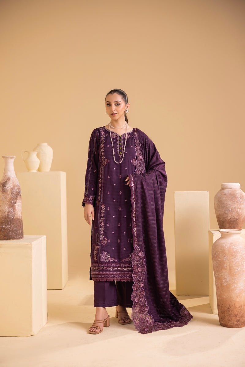 FLORZINA - 3 PC UNSTITCHED