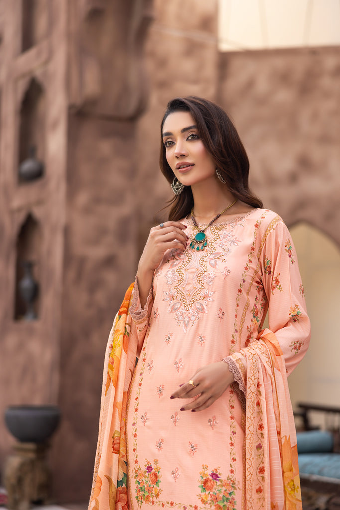 ZARLEYA - 3 PC UNSTITCHED