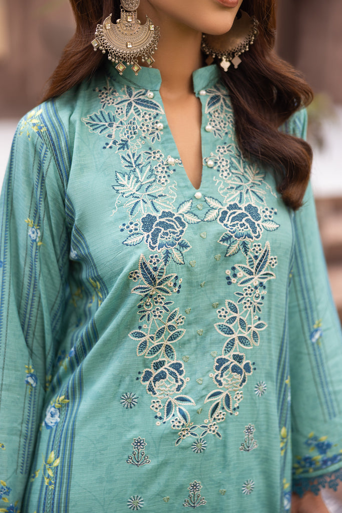 FLORVINA - 3 PC UNSTITCHED