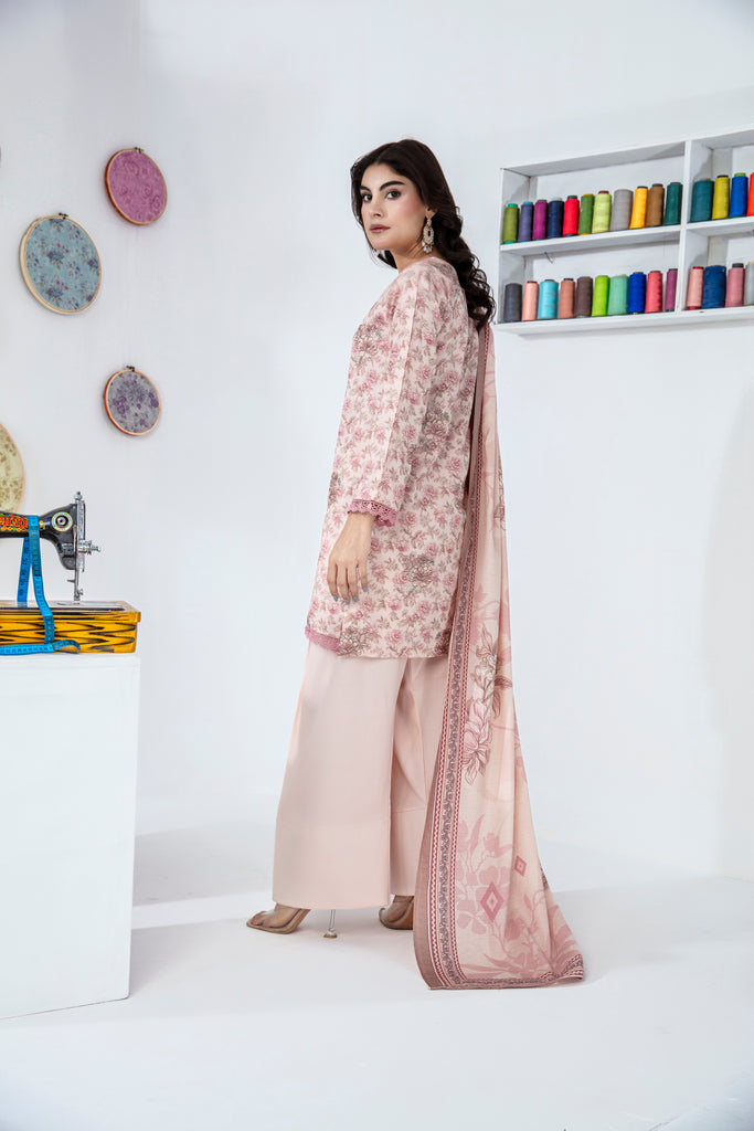 DHANAK - 3 PC UNSTITCHED