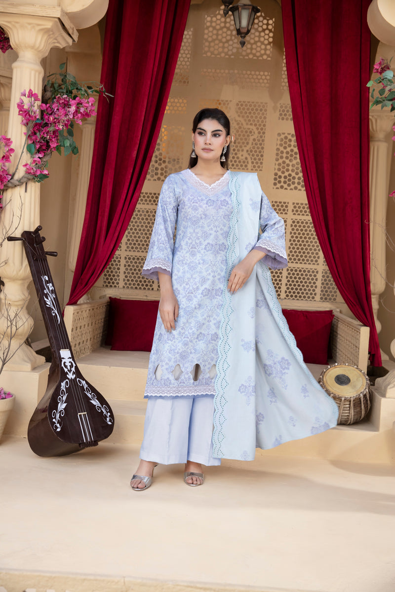 BLOSSOM - 3 PC UNSTITCHED