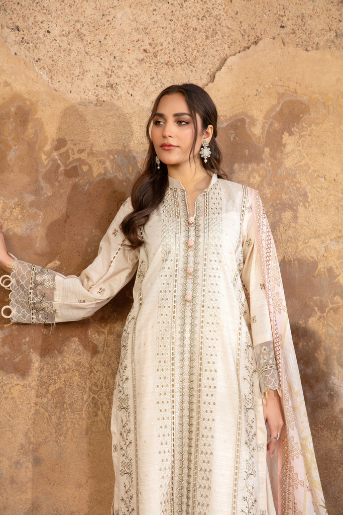 NOORVIA - 3 PC UNSTITCHED
