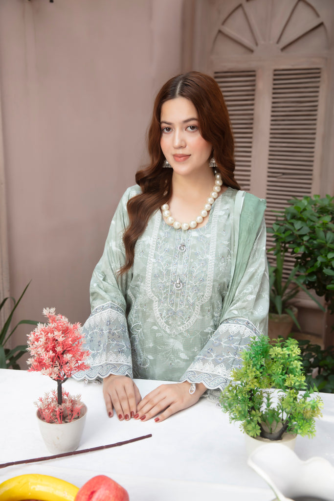 EMBROZIA - 3 PC UNSTITCHED