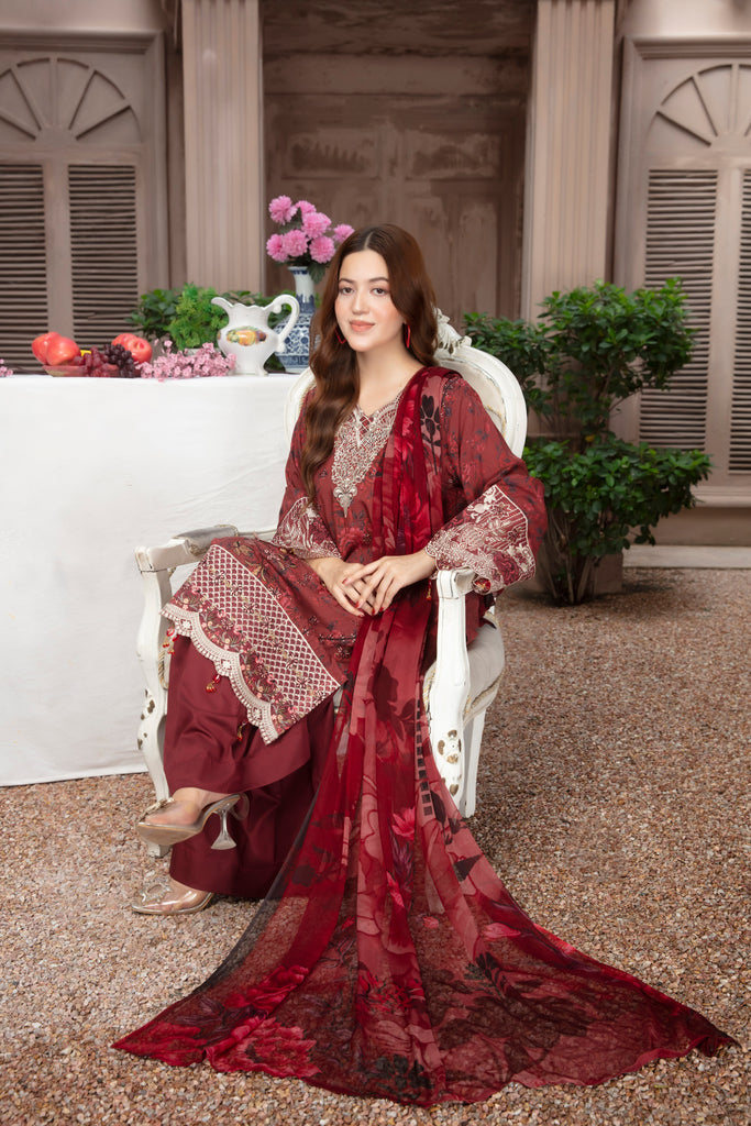 VISCORA - 3 PC UNSTITCHED