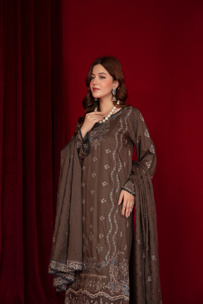 SELVORA - 3 PC UNSTITCHED