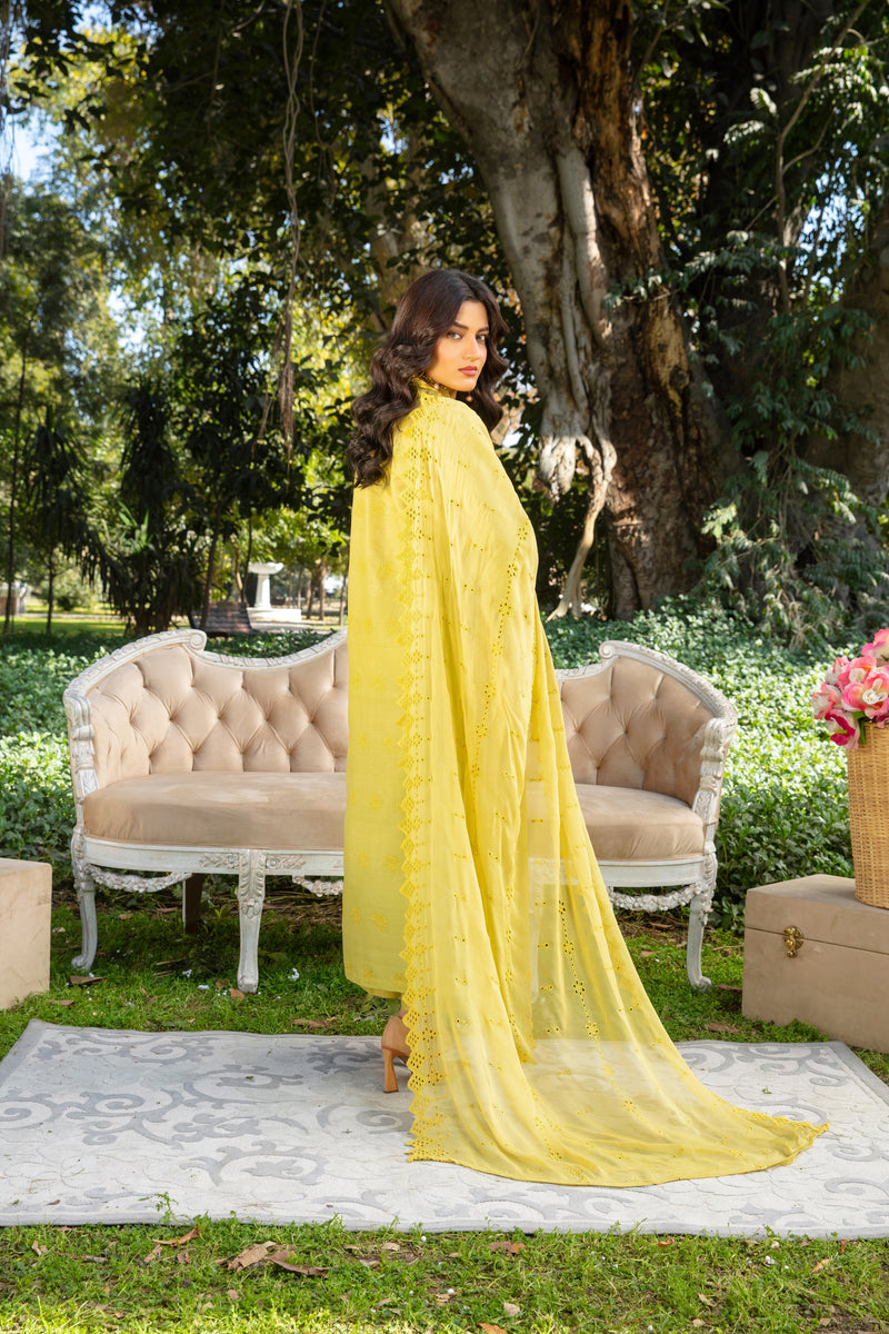 CHAMOZA - 3 PC UNSTITCHED