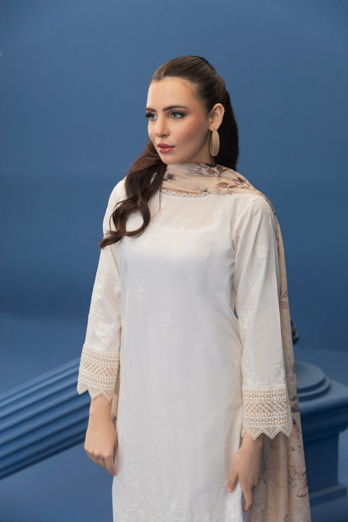 ZAFREENA - 3 PC UNSTITCHED