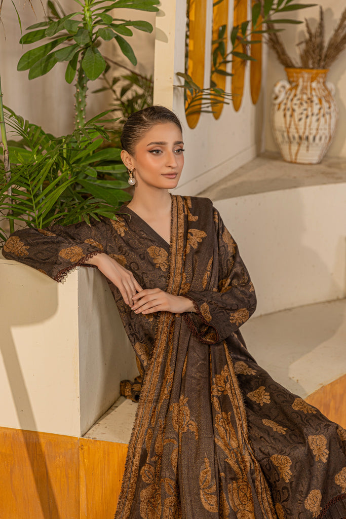 ZARVELA - 3 PC UNSTITCHED