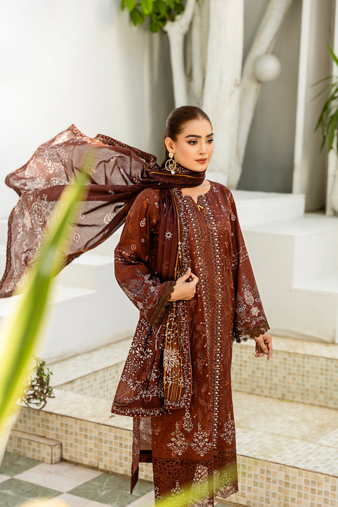 BLOOMING BEAUTY - 3 PC UNSTITCHED