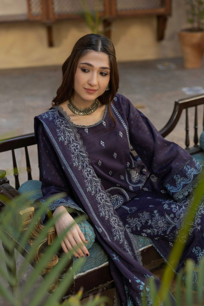 MEHRISH - 3 PC UNSTITCHED