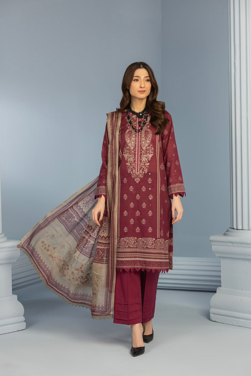 CAYNORA - 3 PC UNSTITCHED
