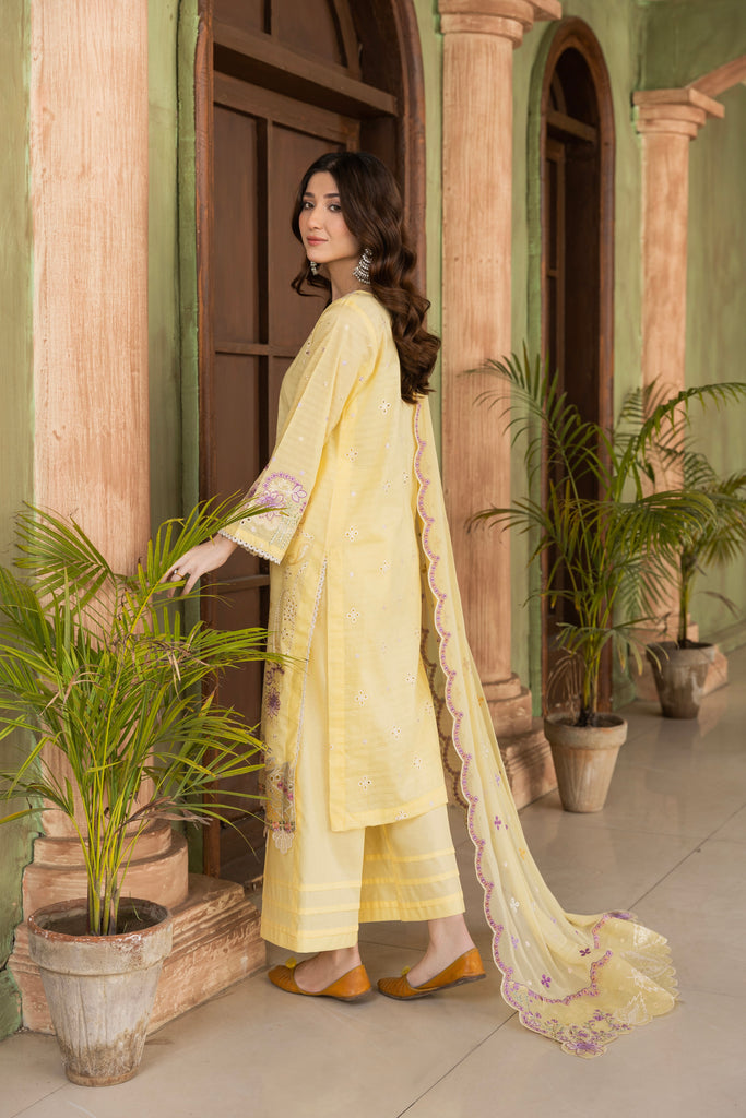 DAHRIZA - 3 PC UNSTITCHED