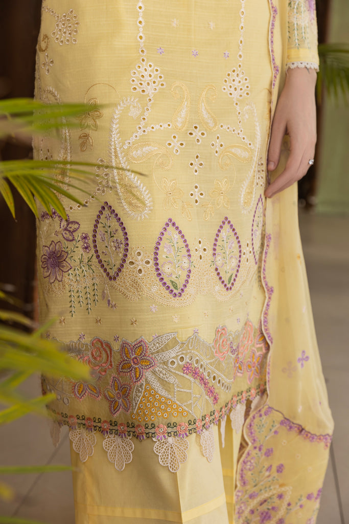 DAHRIZA - 3 PC UNSTITCHED