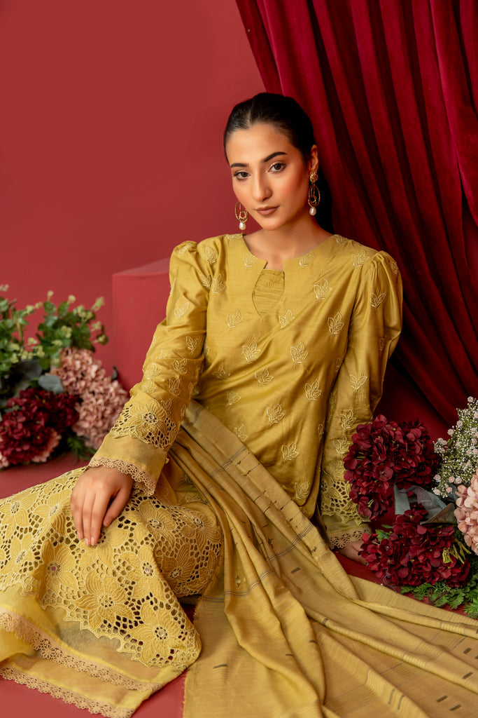 ALIUM - 3 PC UNSTITCHED