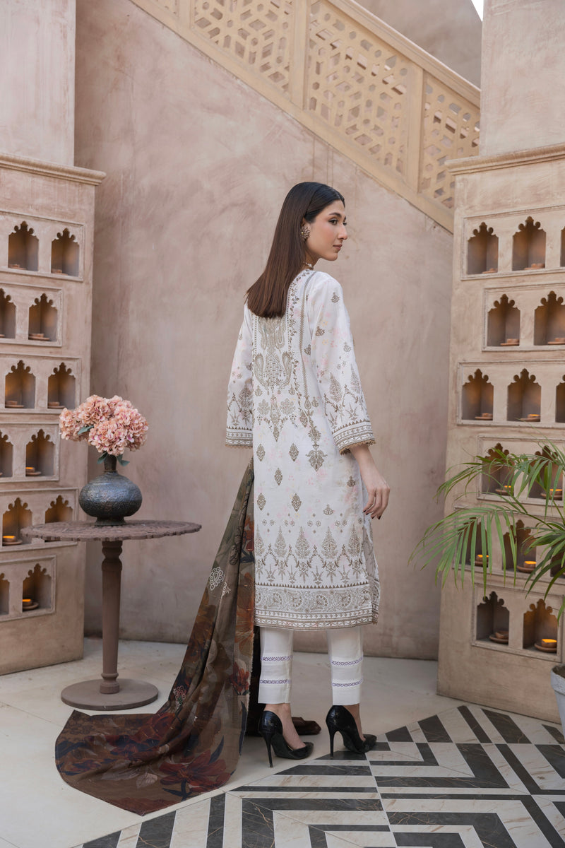 RESHVIA - 3 PC UNSTITCHED