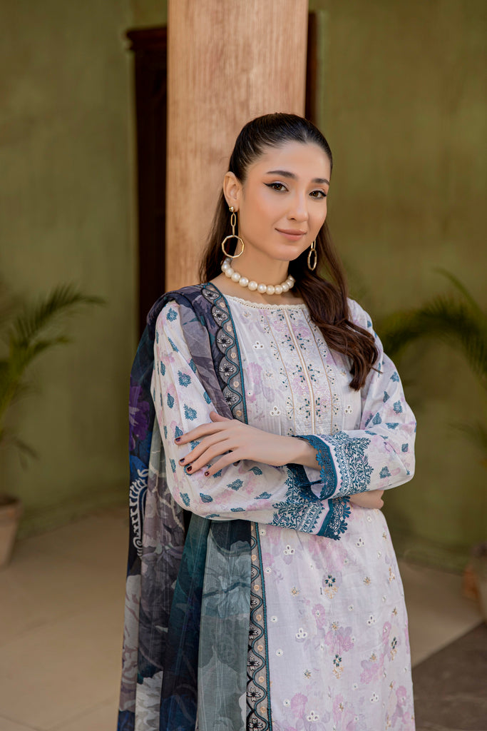 ZARVIA - 3 PC UNSTITCHED