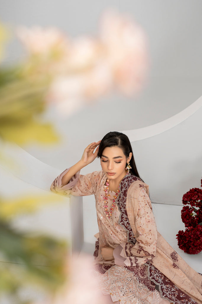 BLOSSOMBREEZE - 3 PC UNSTITCHED