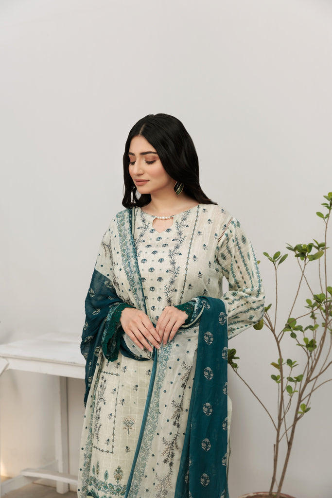 OCEAN - 3 PC UNSTITCHED