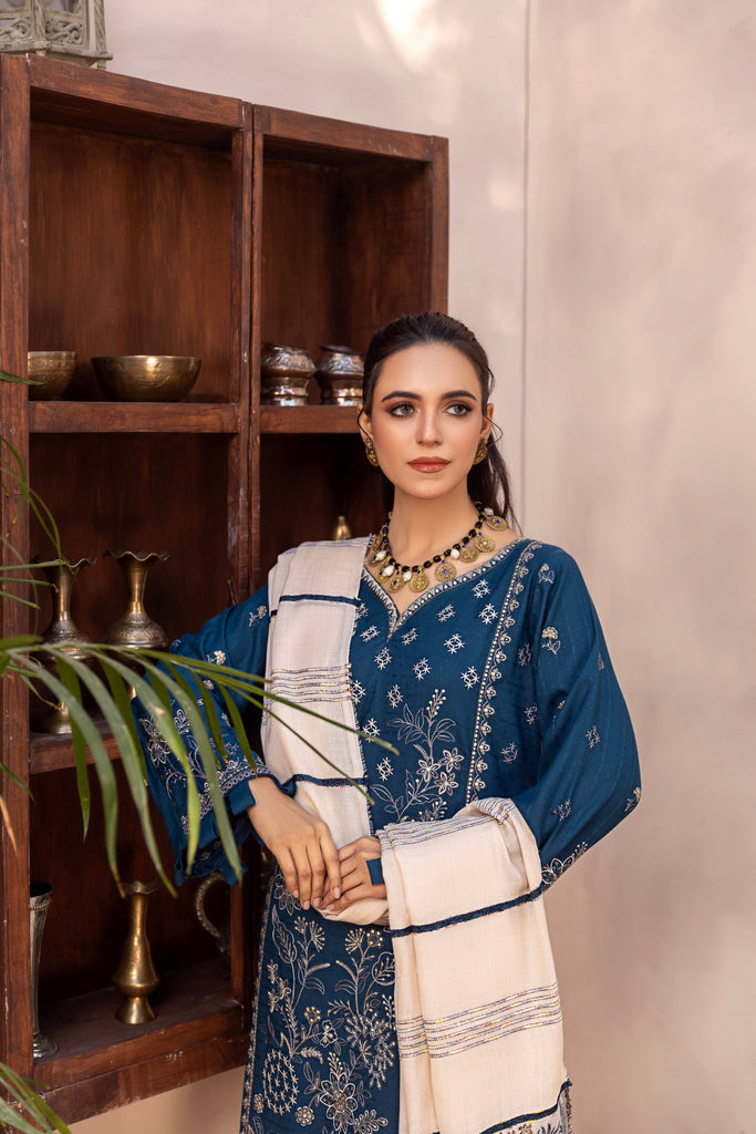 QASIRA - 3 PC UNSTITCHED