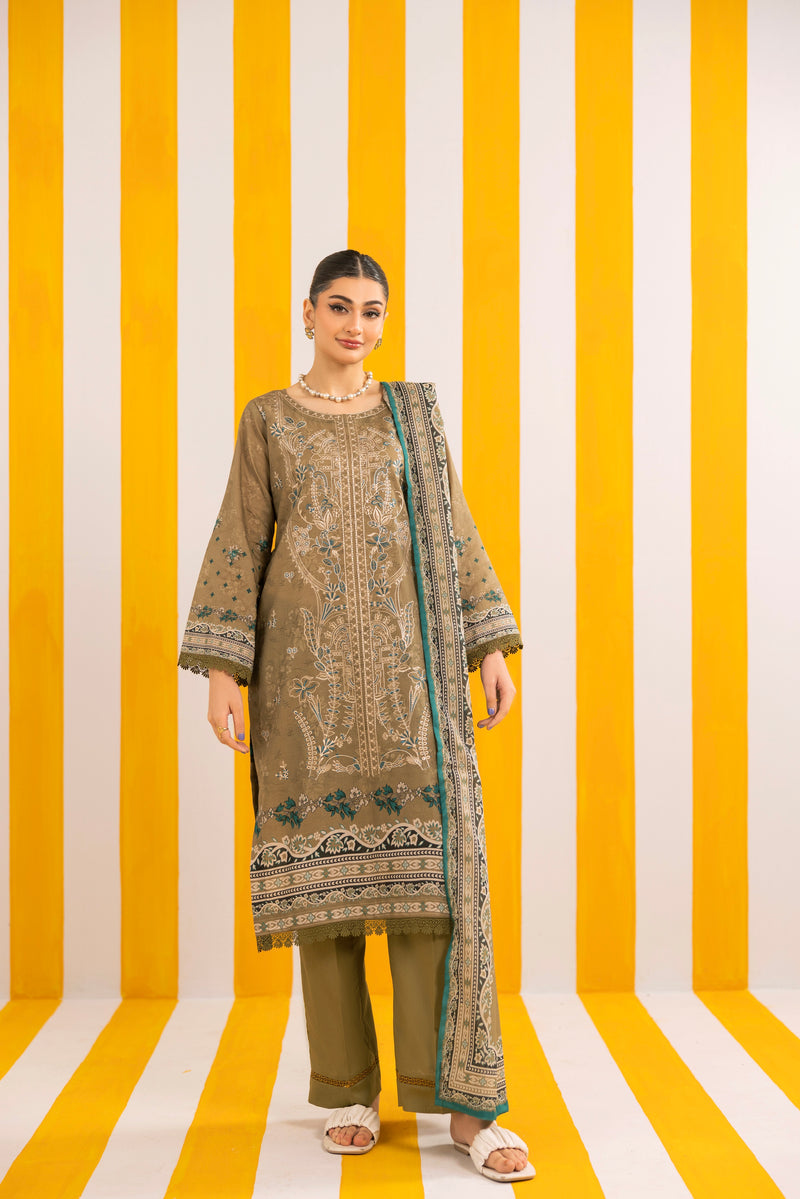 NOOR - 3 PC UNSTITCHED