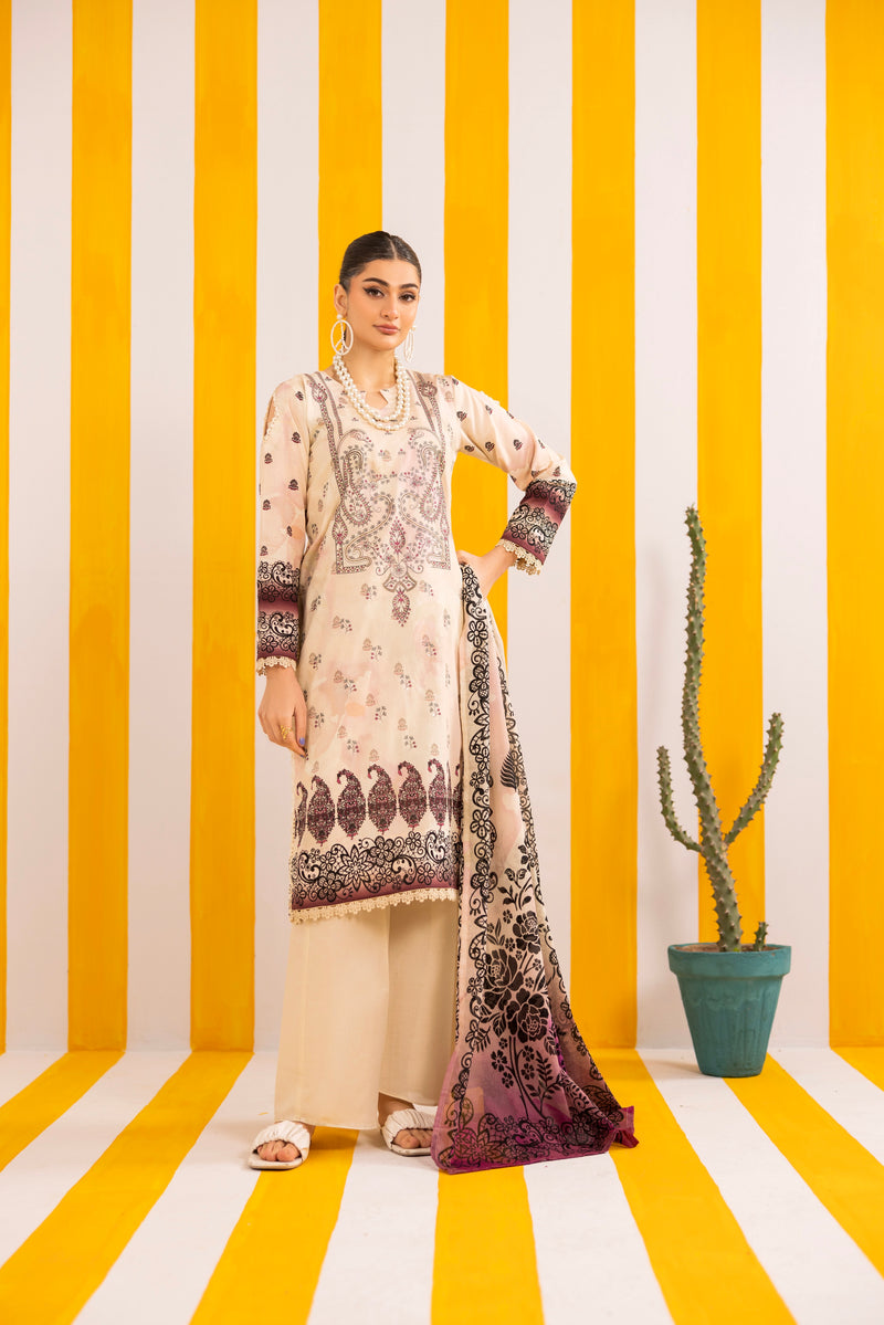 SAYA - 3 PC UNSTITCHED