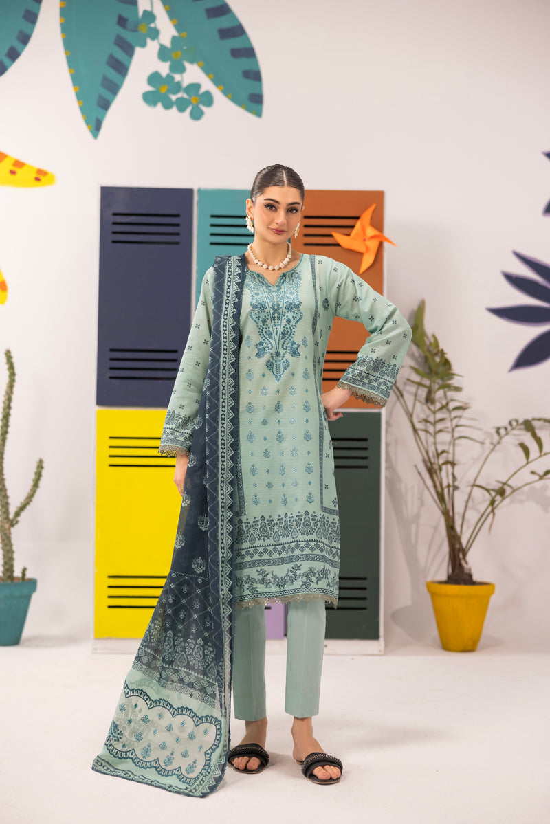 ROSHNI - 3 PC UNSTITCHED