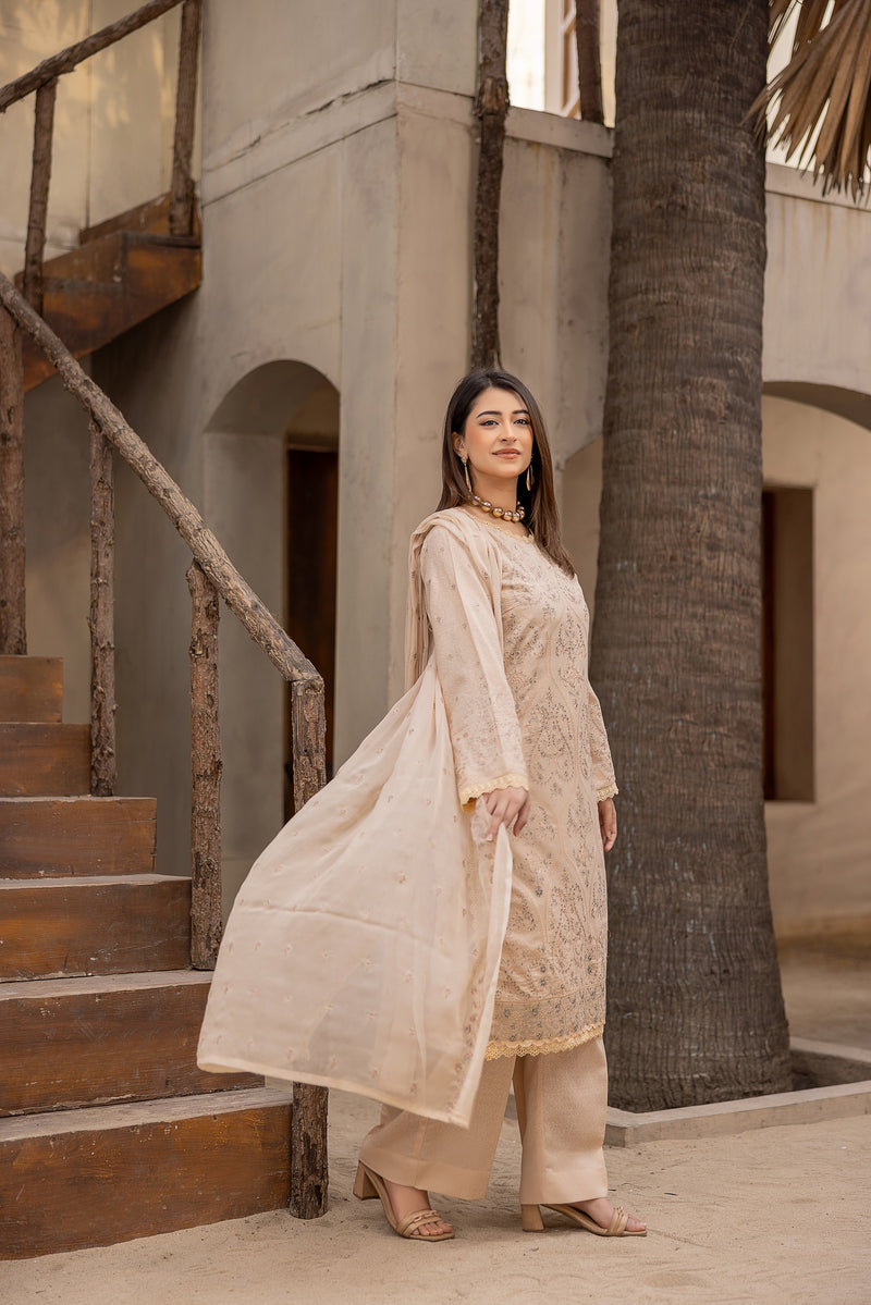 CHIFFERA - 3 PC UNSTITCHED