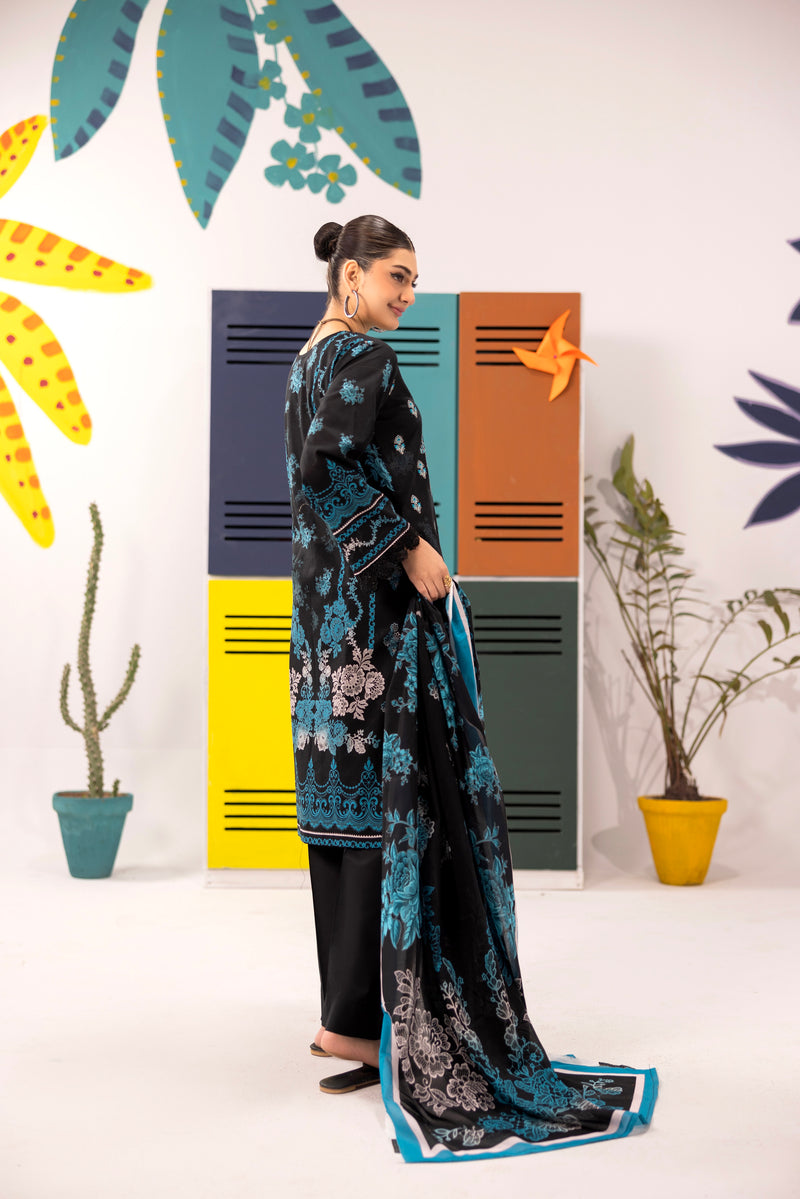 ROSHNI - 3 PC UNSTITCHED