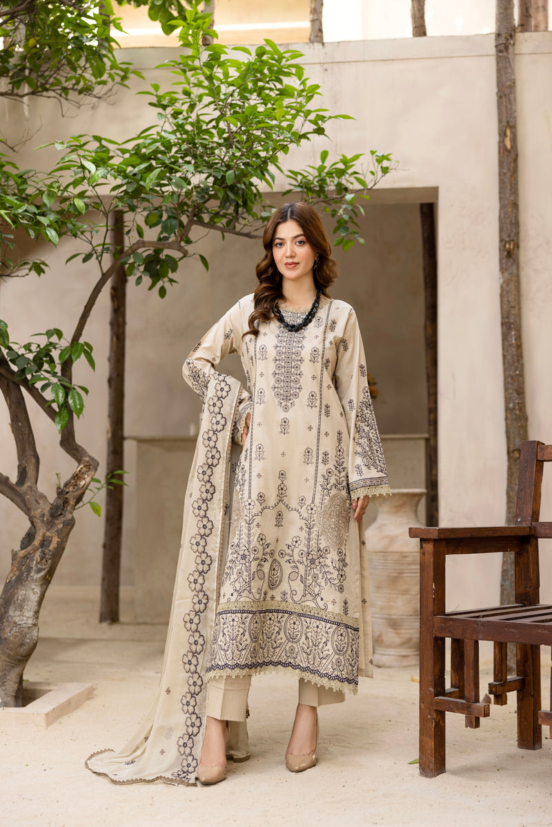 SUMORAH - 3 PC UNSTITCHED