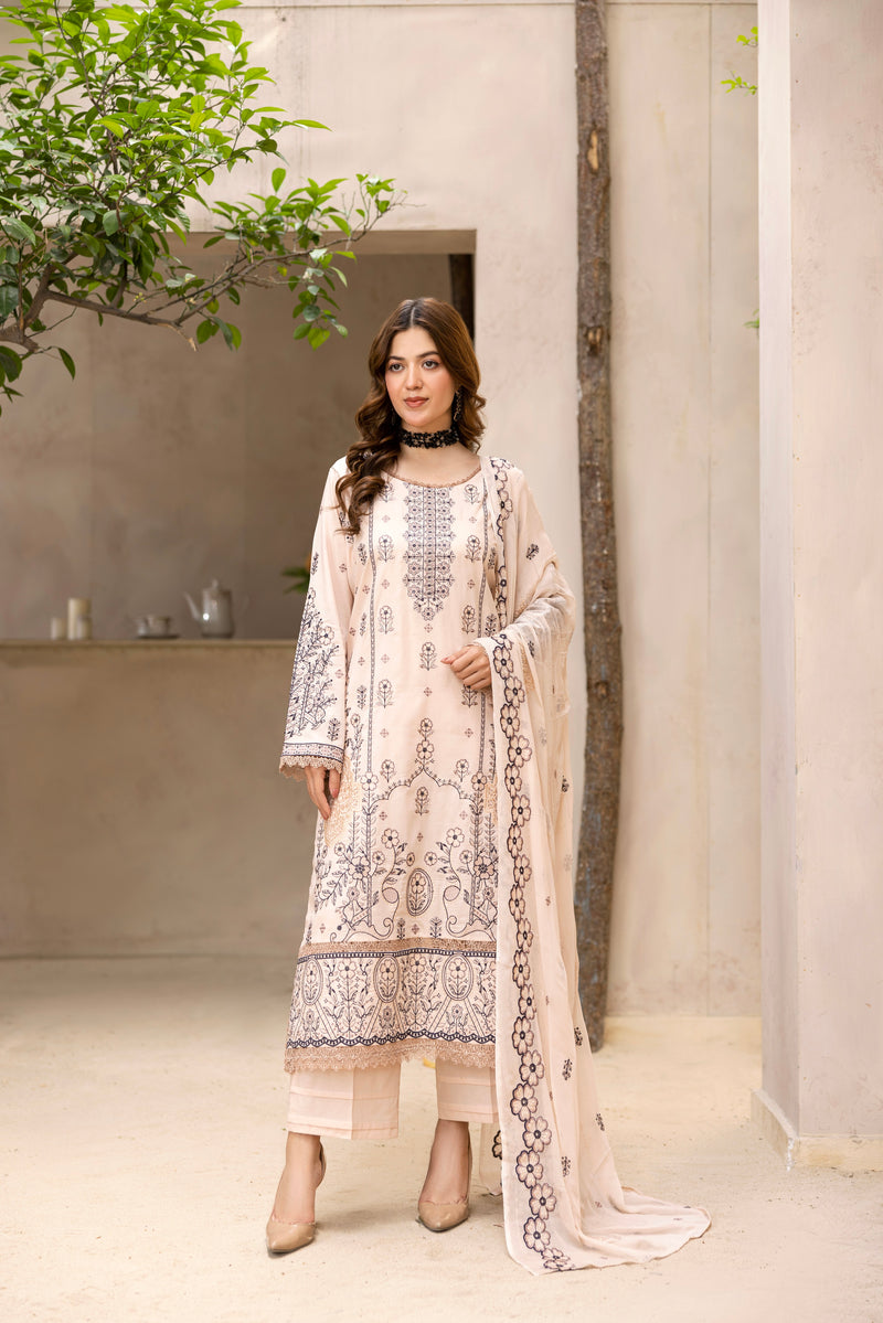 ZAYLISA - 3 PC UNSTITCHED