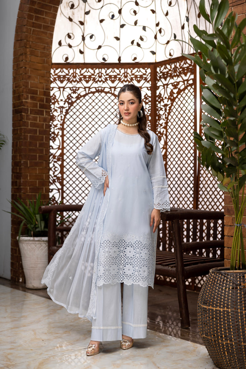 CALZIA - 3 PC UNSTITCHED