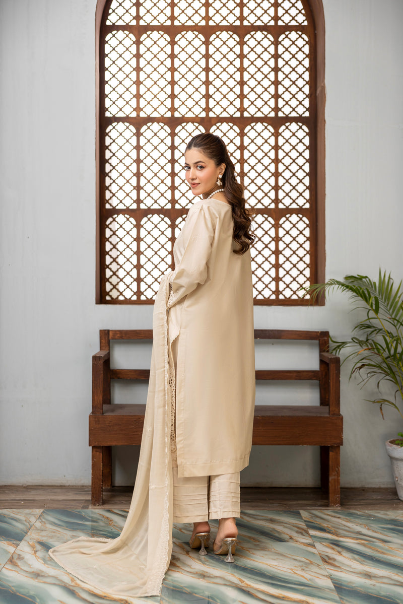 LUSAINA - 3 PC UNSTITCHED