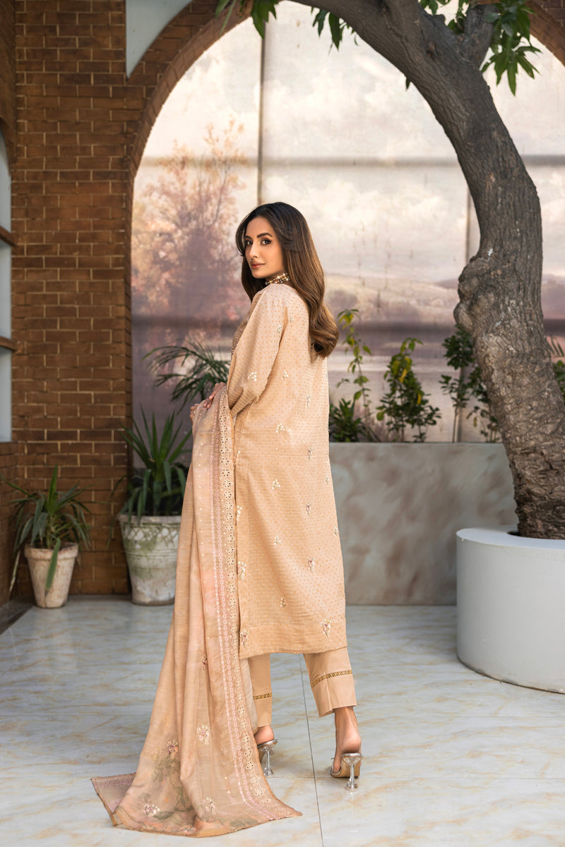 LAWNISHQ - 3 PC UNSTITCHED