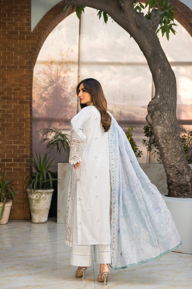 MEHRLAWN - 3 PC UNSTITCHED