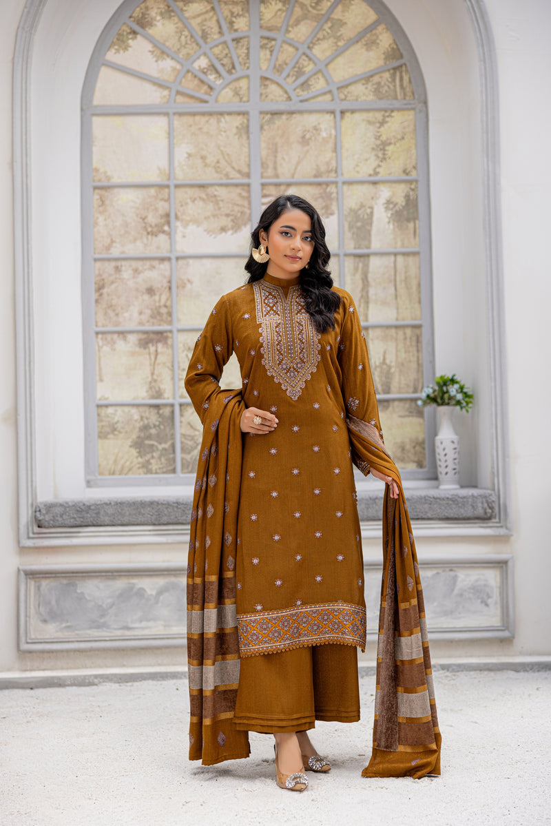 ZARVELLE - 3 PC UNSTITCHED