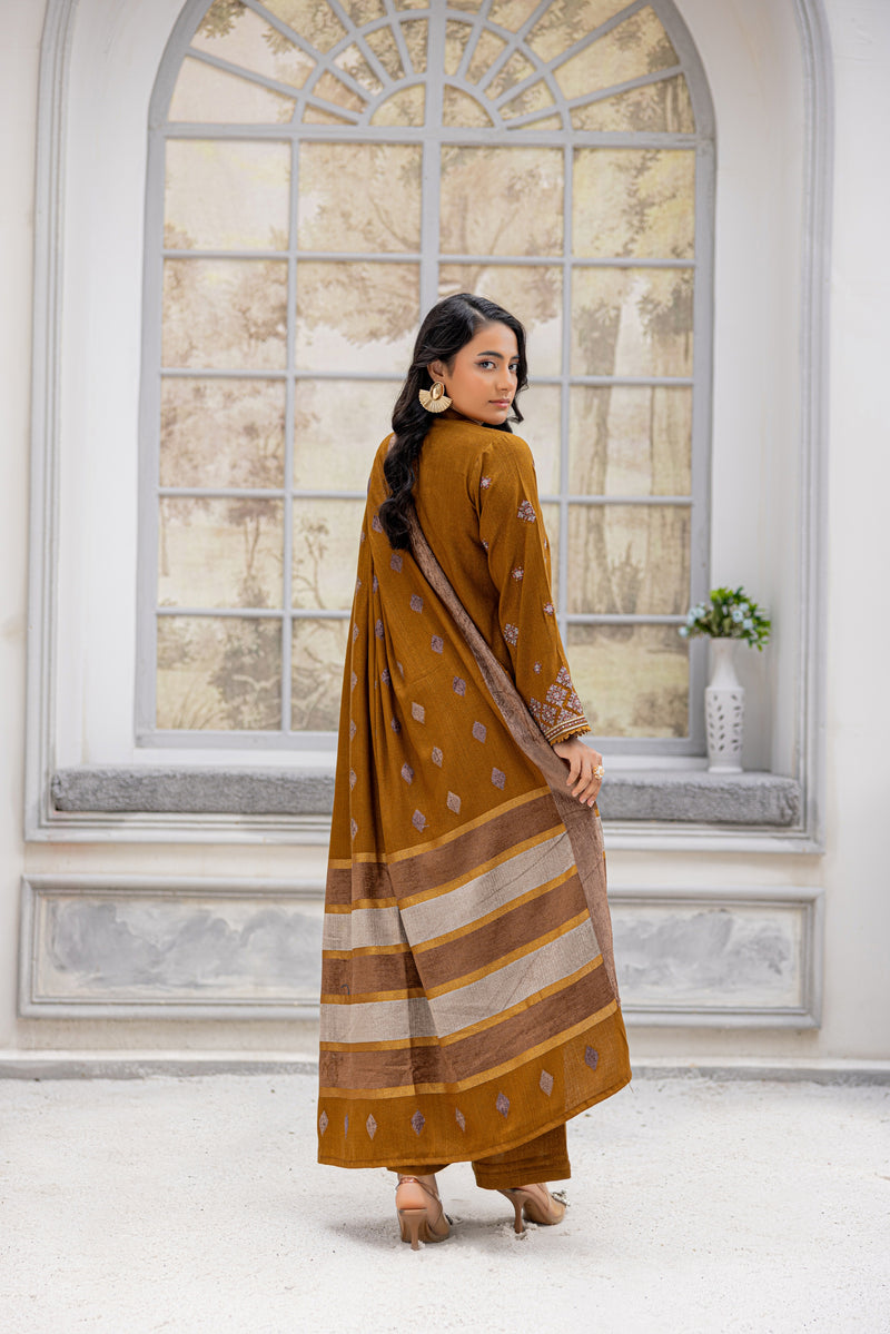 ZARVELLE - 3 PC UNSTITCHED