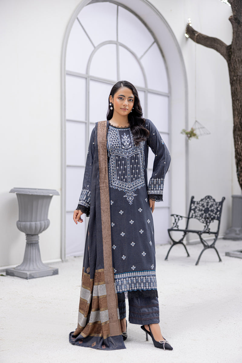 PEARLORA - 3 PC UNSTITCHED