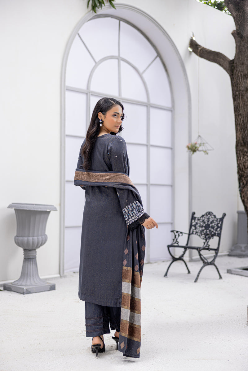 PEARLORA - 3 PC UNSTITCHED