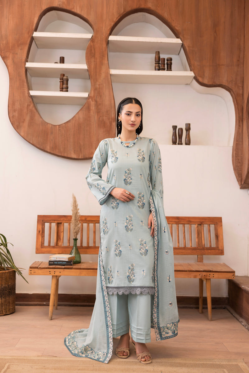 MEHRUNISA - 3 PC UNSTITCHED