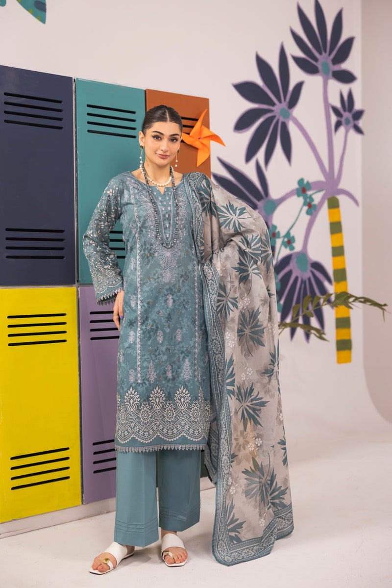 GULRANG - 3 PC UNSTITCHED