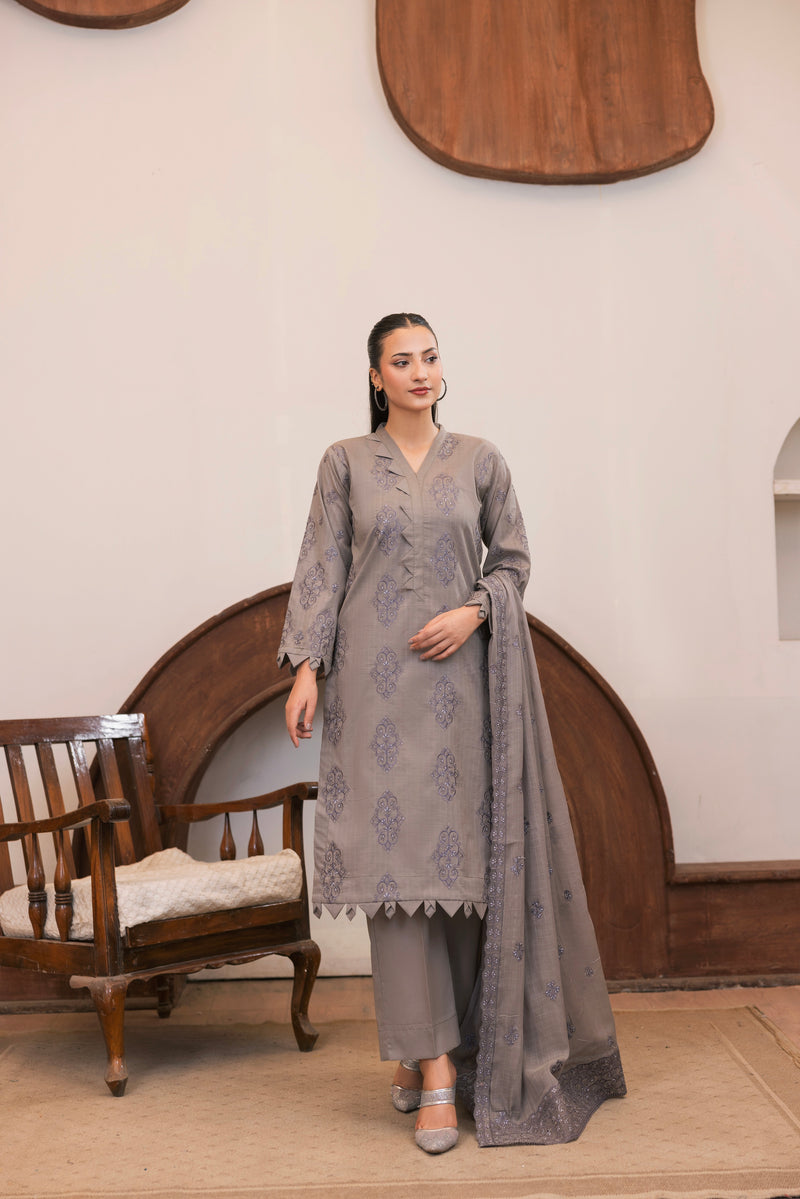 NOORJAHAN - 3 PC UNSTITCHED