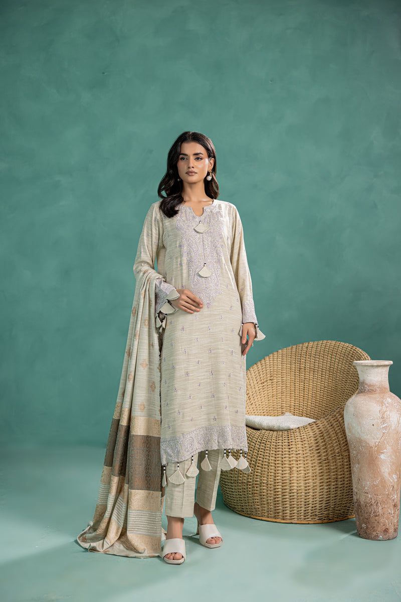 SHAWLUX - 3 PC UNSTITCHED