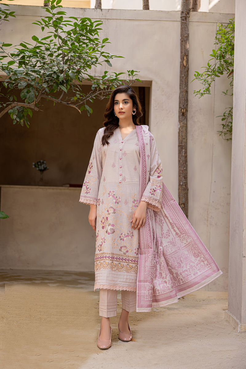 ZARMINA - 3 PC UNSTITCHED