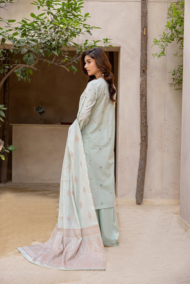 FLOREYA - 3 PC UNSTITCHED